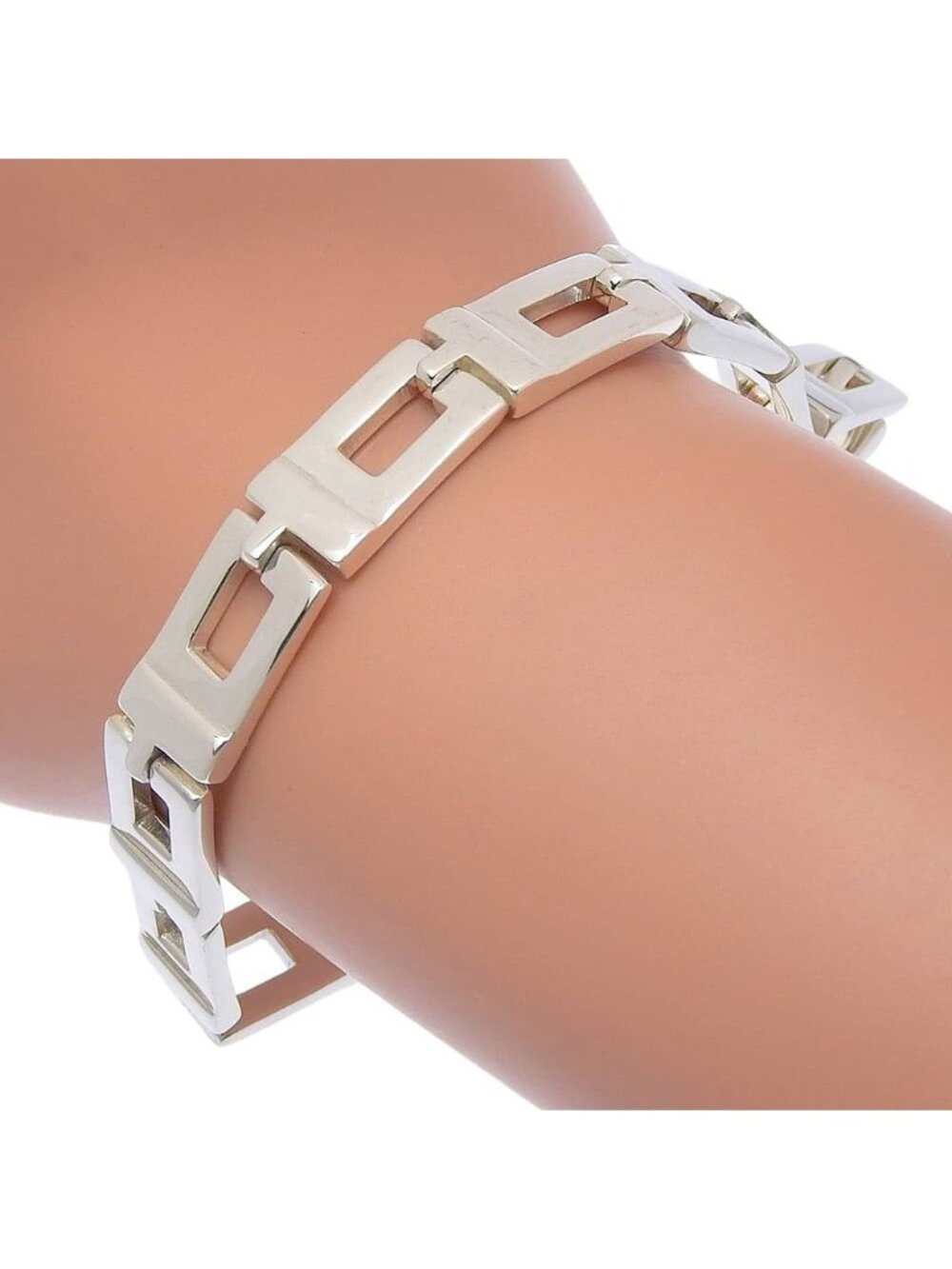 Gucci Logo 925 Sterling Silver Bracelet